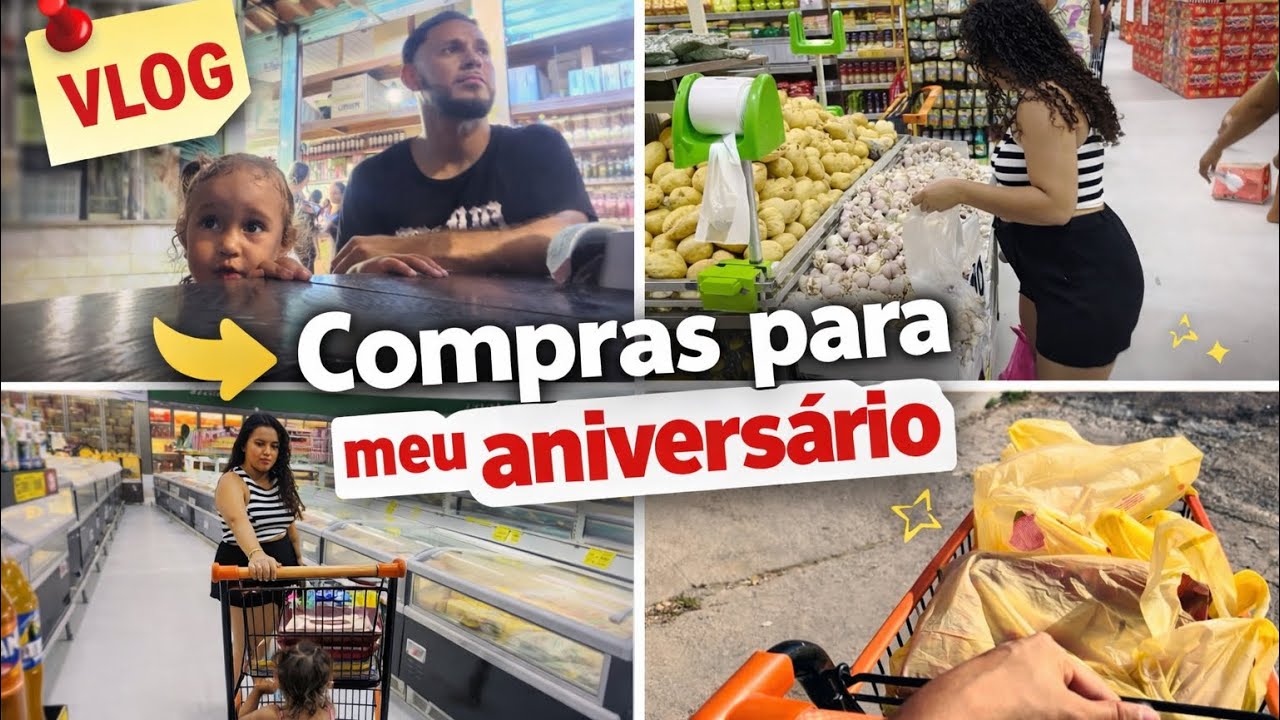 Fomos Fazer Compras Para o Churrasco na Casa com Piscina! 🥩🔥