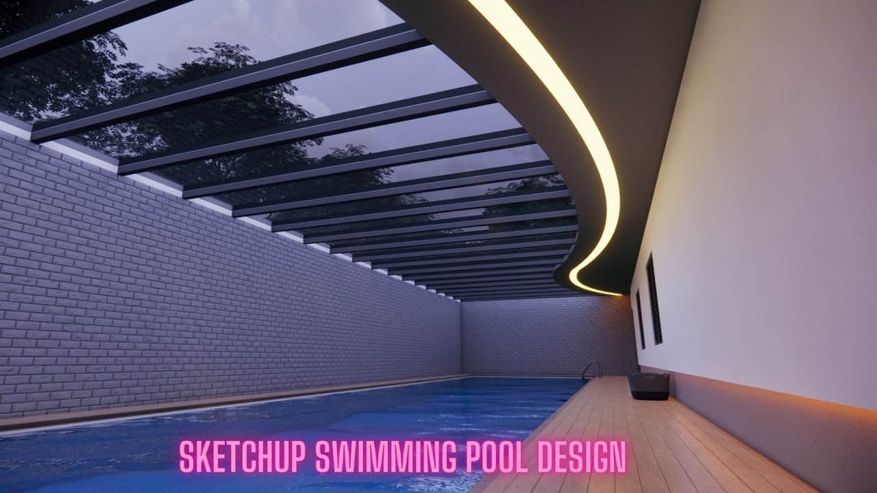 SketchUp Swimming Pool Design