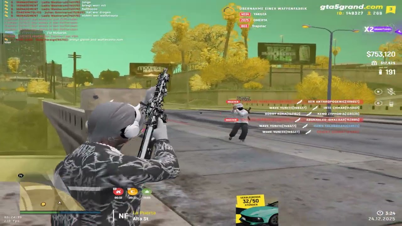 16 Kills weapon factory... Ban incomming??? I Grand RP