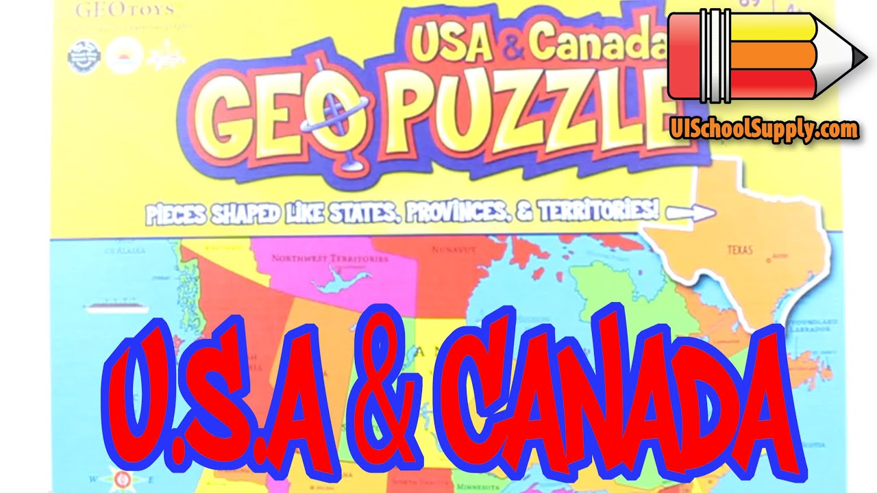 North American GeoPuzzle by GEOTOYS PRODUCT REVIEW GT004