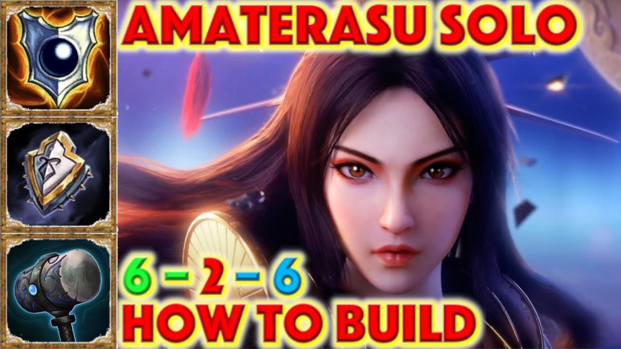 SMITE HOW TO BUILD AMATERASU - Amaterasu Solo + How To + Guide (Mid Season 7 Conquest) 2020 Ama