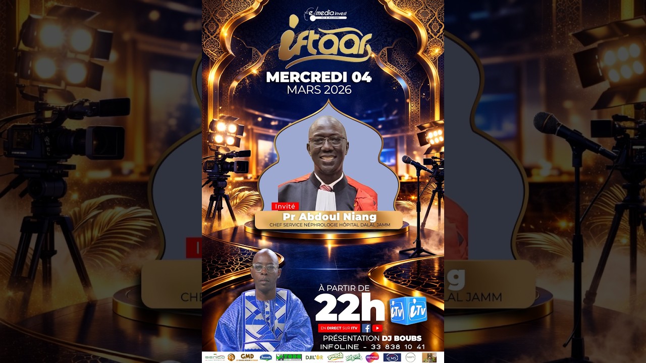 🛑 |DIRECT| IFTAAR  DU 04 MARS 2026 AVEC DJ BOUBS INVITE Pr ABDOUL NIANG