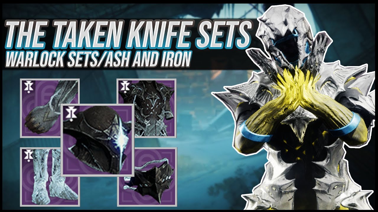 Destiny 2: The Taken Knife &mdash; наборы чернокнижников | Ash and Iron