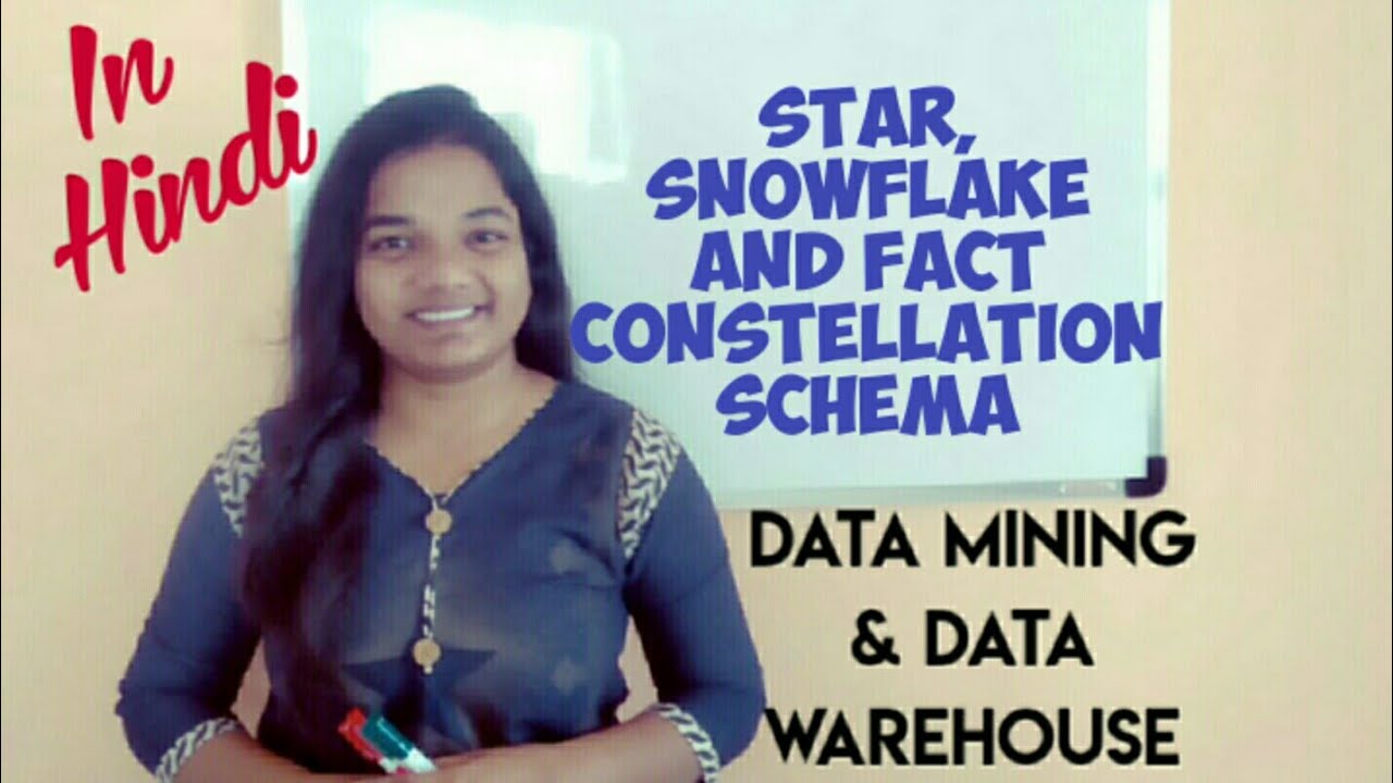 Data Warehouse Schema: how to draw star schema snowflake schema & fact Constellation schema in hindi
