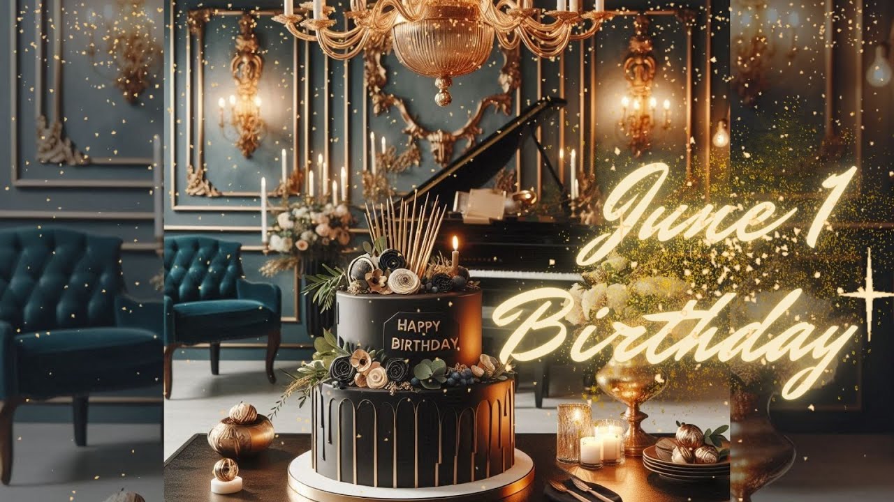 June 1 Birthday! Happy Birthday Song For June 1! Celebrate Your Birthday! Birthday Song! Celebrate!