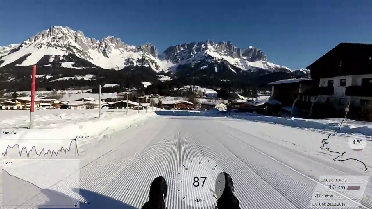Rodeln am Astberg in Going / Elmau 28.02.2019