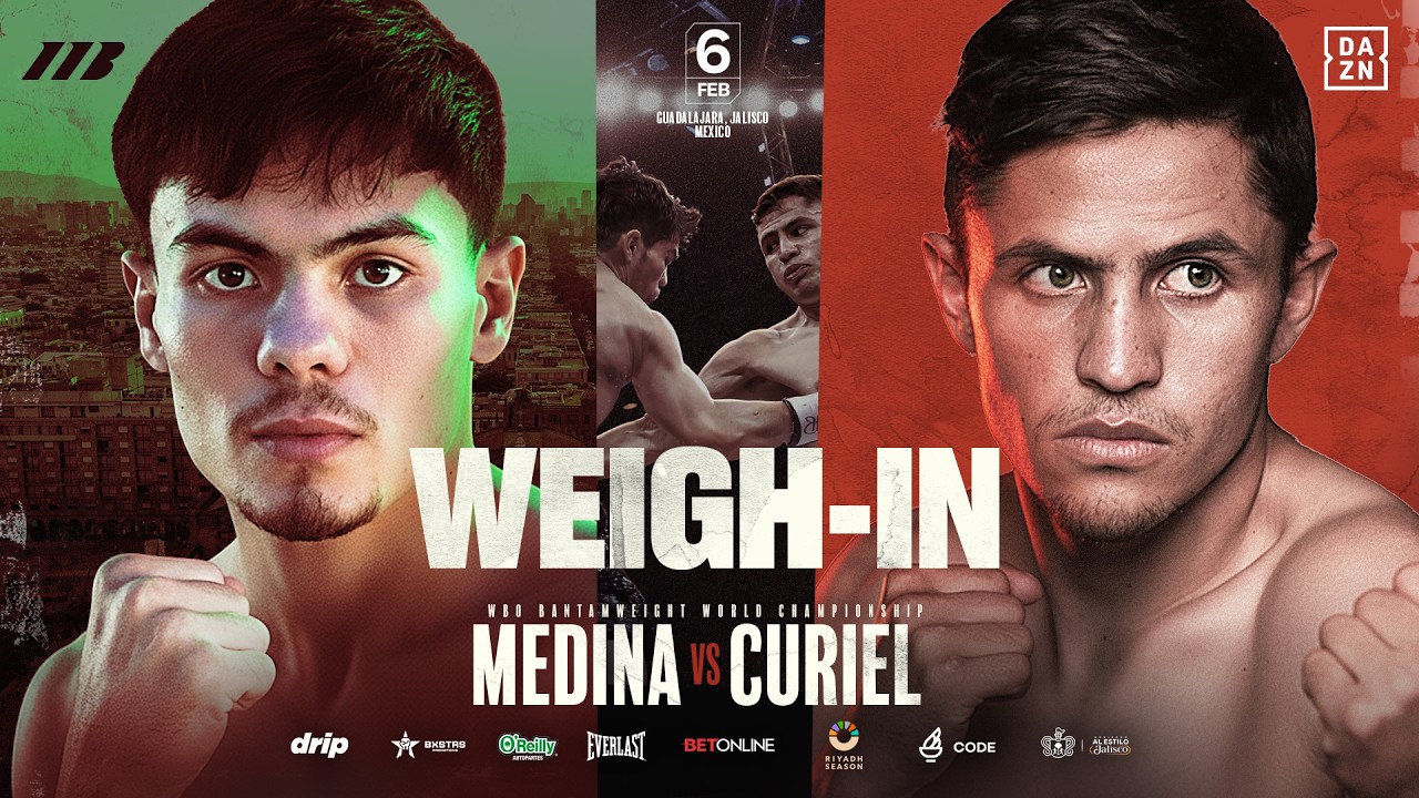The fight is on! | Christian Medina and Adrian Curiel make weight