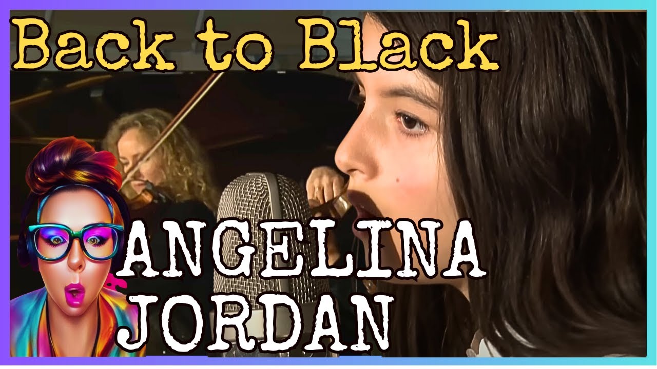ANGELINA JORDAN - Back to Black (A. Winehouse cover) SMOOTH Reaction