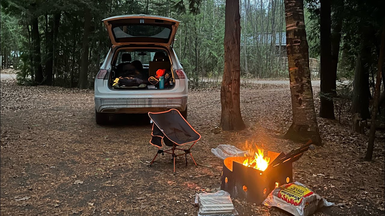 SUV camping/Hiking/cooking-Macgregor point Provincial park