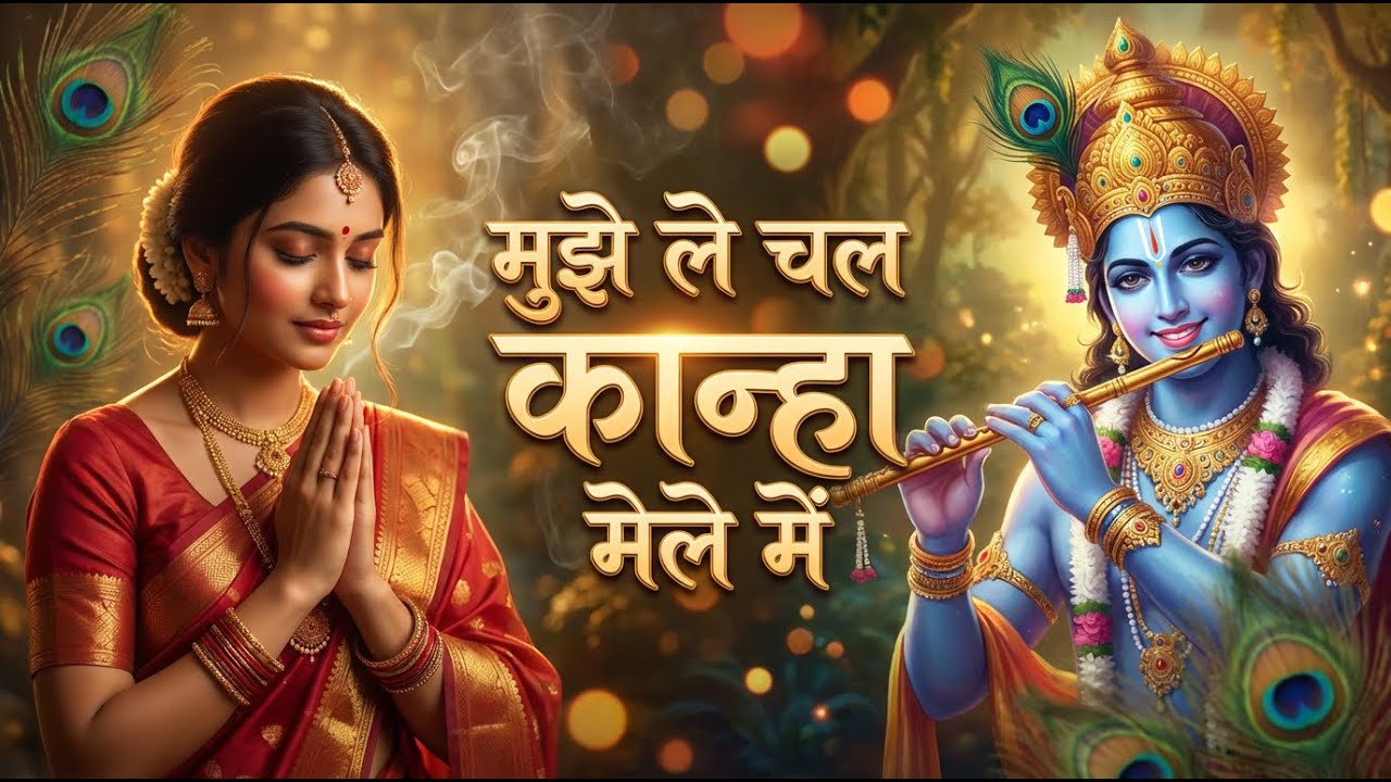 MUJHE LE CHAL KANHA MELE MAIN | Powerful Krishna Kirtan | Spiritual Meditation | Best Bhajan 2025