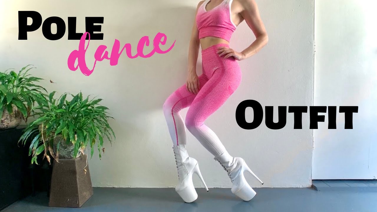 PRETTY & STRONG IN PINK 🌸 Outfit by ICANIWILL - Pole Dance Training in High Heels & Leggings