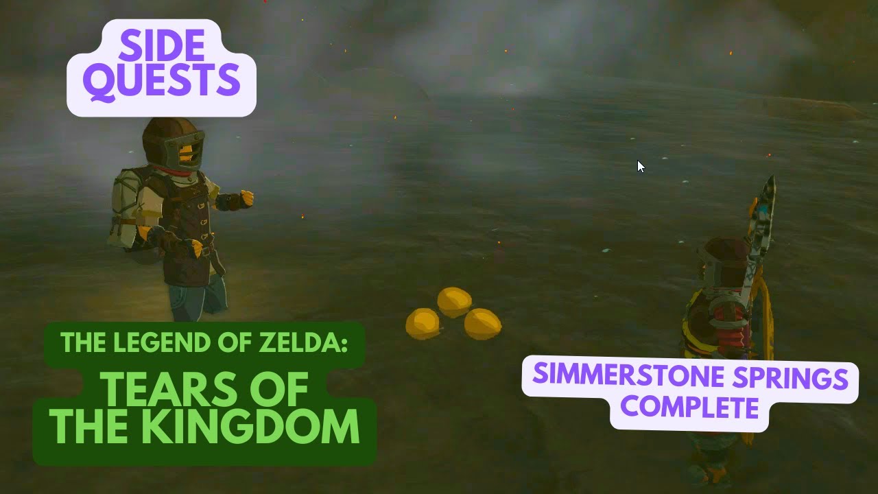SIDE QUESTS SIMMERSTONE SPRINGS COMPLETE LOCATION GUIDE PUZZLE ZELDA TOTK OK