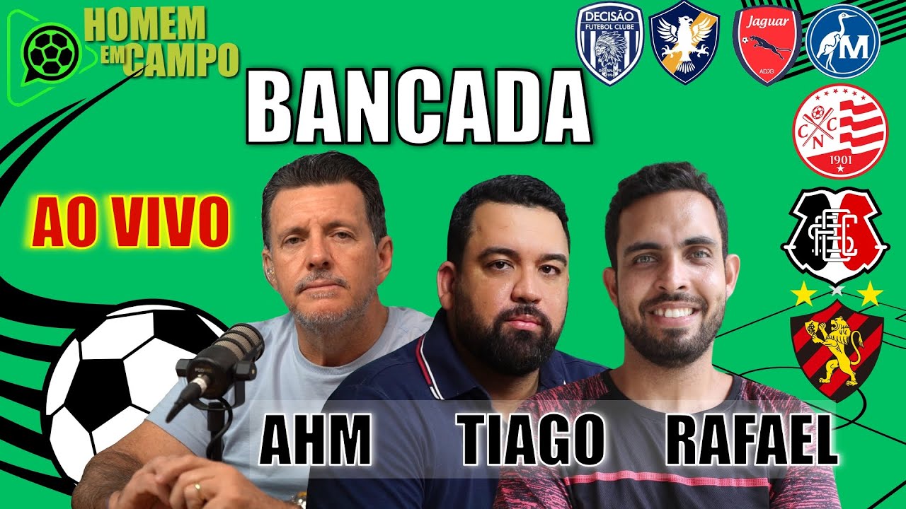 Bancada debate a última rodada da 1ª fase do pernambucano