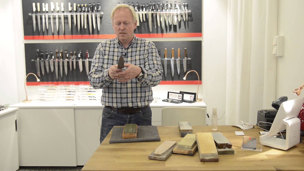 Skarpekniver.com - Hvordan slipe kniver med brynestein/slipestein