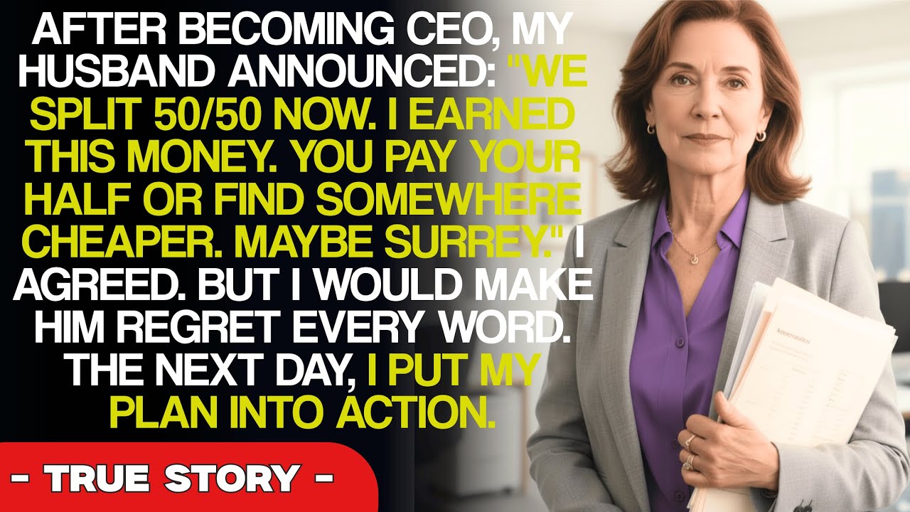 After becoming CEO, my husband said 