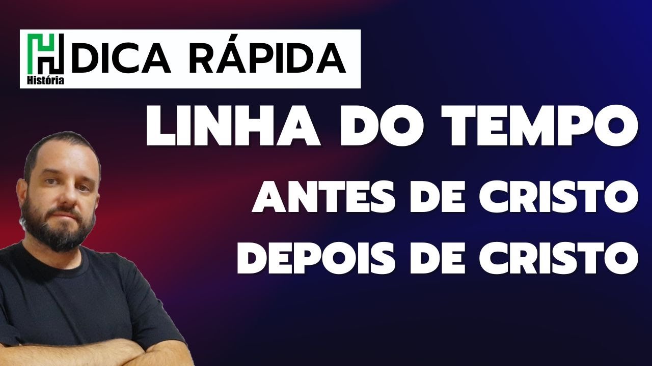 Linha do Tempo: Antes de Cristo / Depois de Cristo | Dica de História