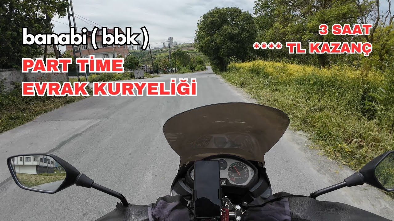 PART TİME EVRAK KURYESİ OLDUM | 3 SAATTE NE KADAR KAZANDIM ?