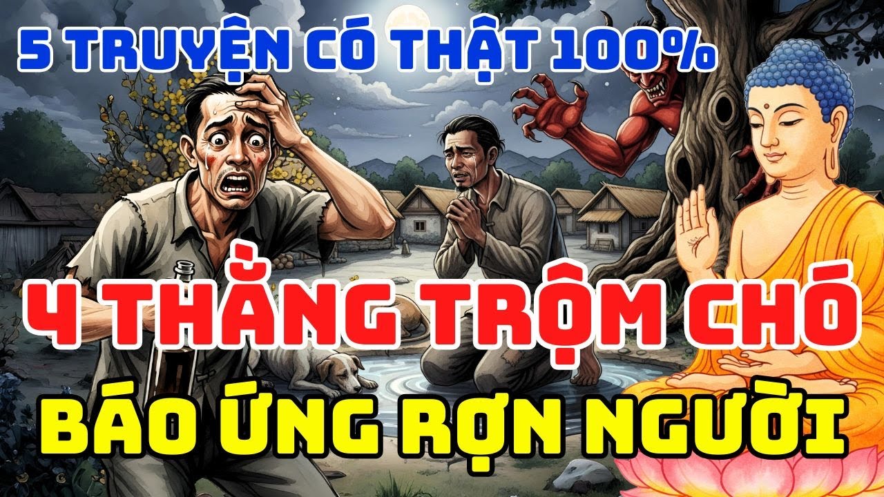 CHUYỆN NHÂN QUẢ 🔴 KINH HOÀNG NGHE KỂ VỀ 4 THẰNG TRỘM CHÓ, KẾT CỤC RỢN NGƯỜI