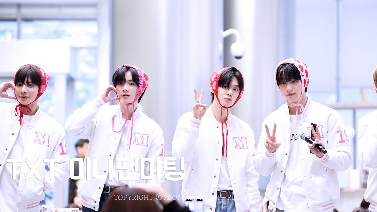 250503 [4K] 투모로우바이투게더 음악중심 미니팬미팅 TXT 미팬 minifanmeeting Full.ver (focus YEONJUN 연준) MOA대학교 와리와리제