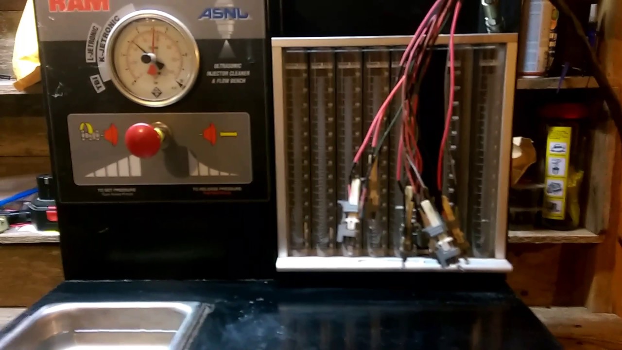 Asnu injector cleaner flow bench more testing.