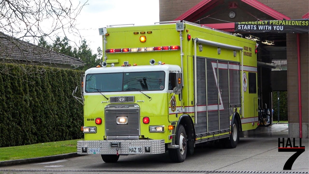 Surrey Fire Service - Walk around & Response demo of Hazmat 18!
