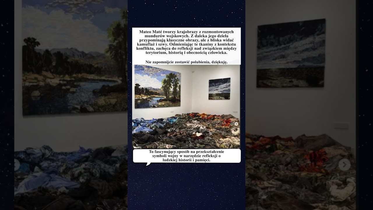 Mateo Mat&eacute; Tworzy Krajobrazy Z Mundur&oacute;w Wojskowych Historia I Sztuka W Jednym