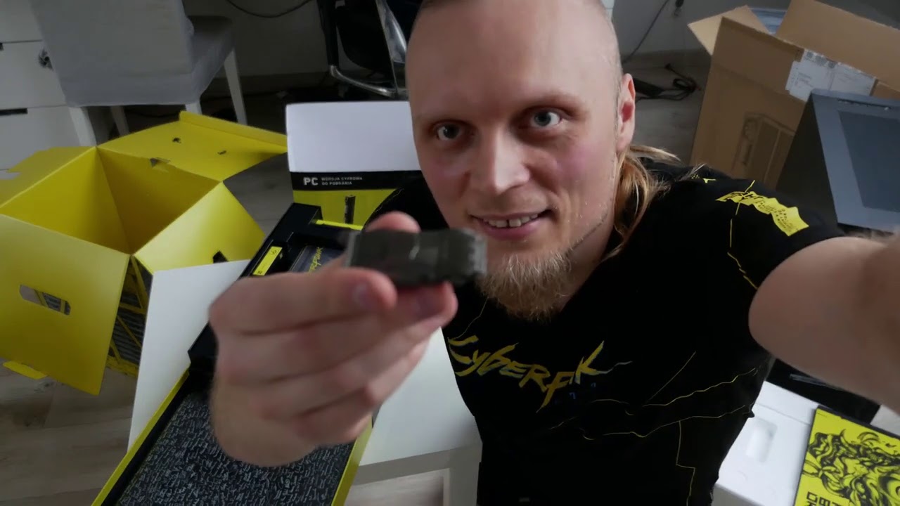 Otwieram wersję kolekcjonerską Cyberpunk 2077 - Prezent od CDP RED!