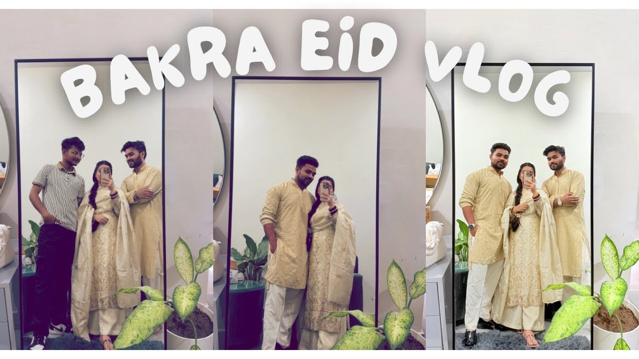 Bakra Eid Vlog | Rudrapur Momos | Long Drive | Bushra & Saif Vlogs