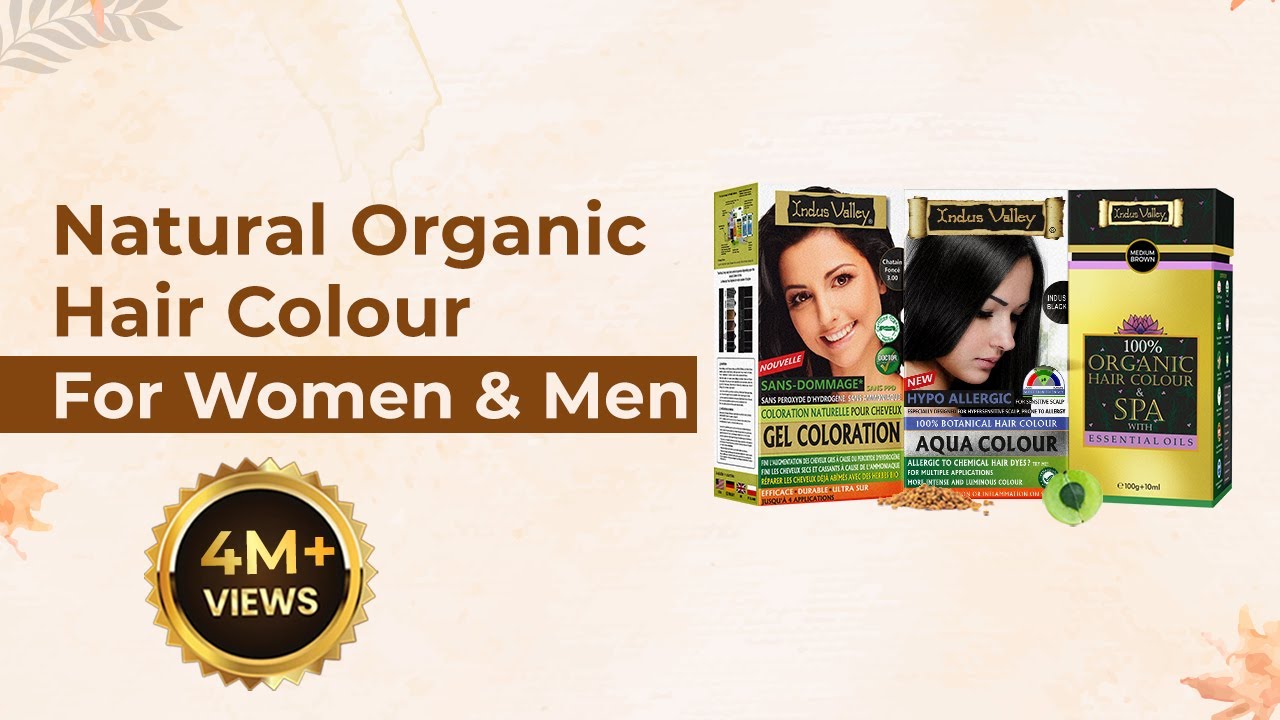 Natural Organic Hair Colour for Men & Women | Safe Hair Color
