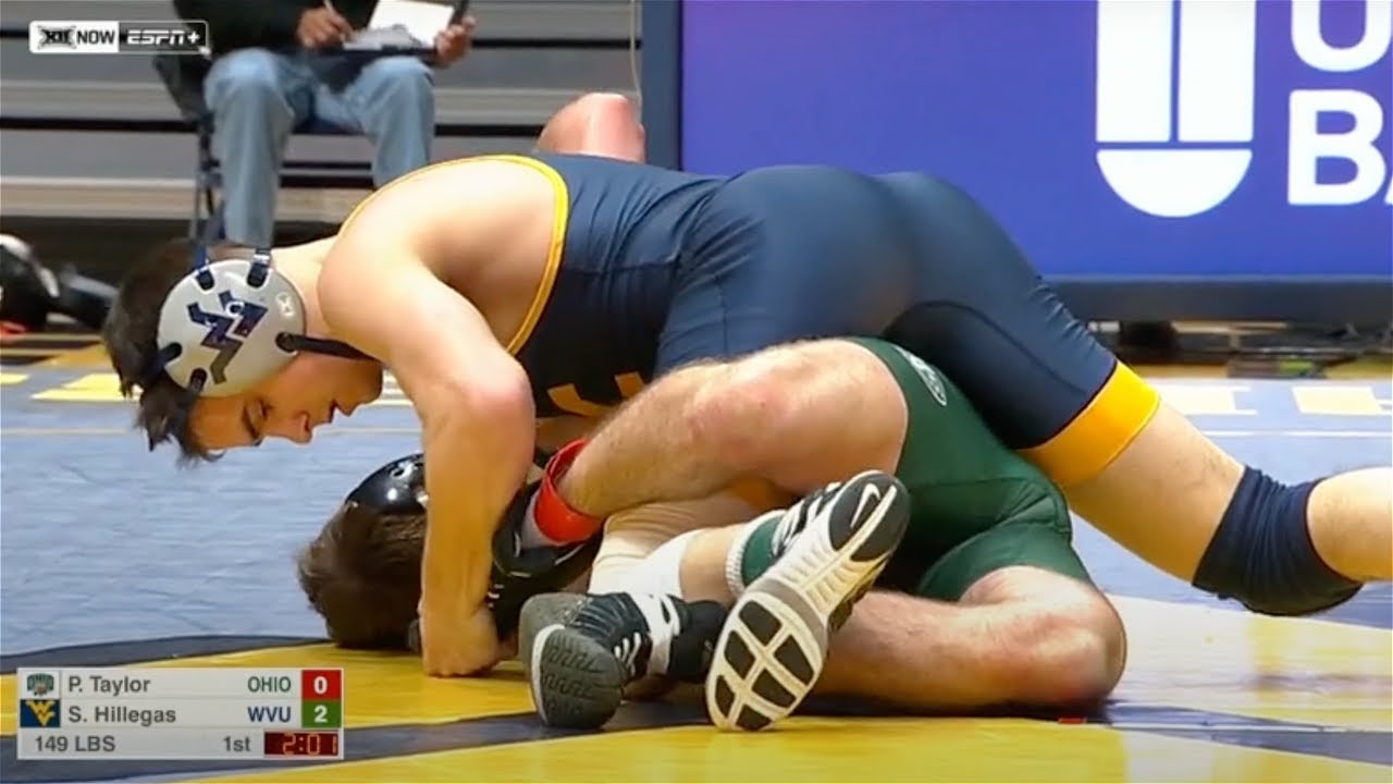 149lbs Sam Hillegas (West Virginia) vs Pierce Taylor (Ohio)