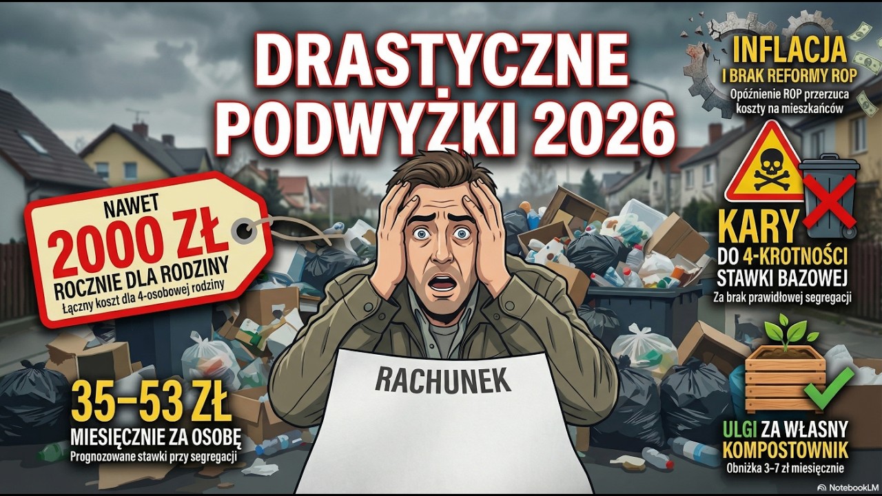 2000 zł za śmieci?! 🚮 Szokujące podwyżki 2026! Dlaczego płacimy tak dużo?