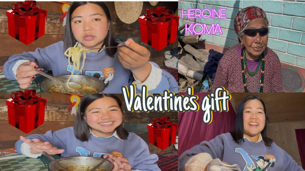 VALENTINE GIFT😍||TALKING ABOUT LIFE||+MUKBANG||AnjalaRai#villagevlog 