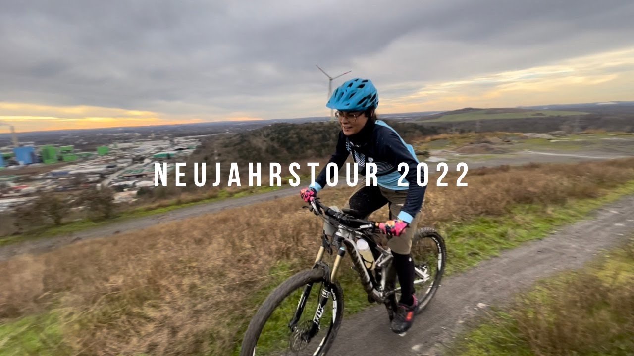 Kurze und knackige MTB Neujahrstour 2022 | XC Strecke Halde Hoheward mit ungekürzter Abfahrt in 4K