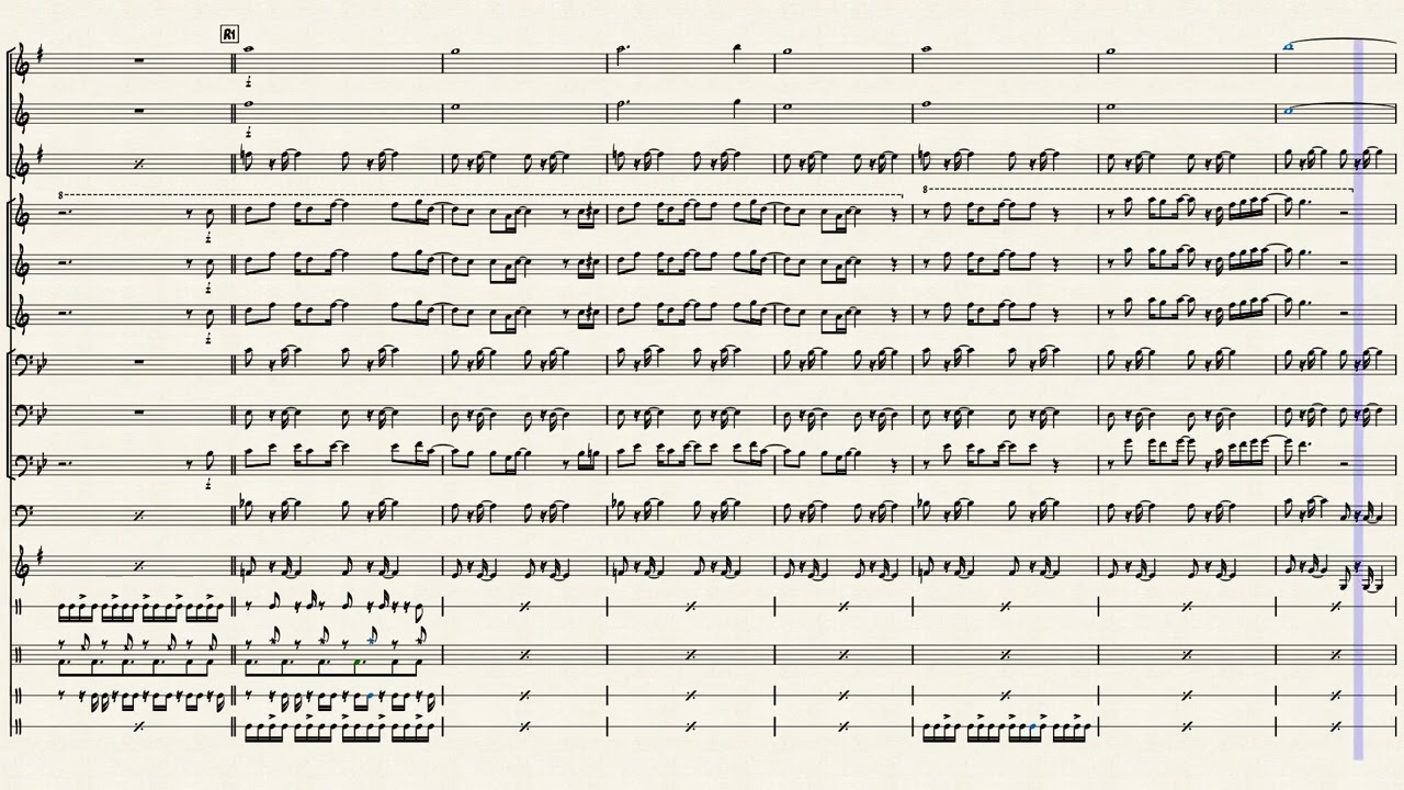 Valerie - Brass band arrangement Amy Winehouse by Arr. M.J. de Boer