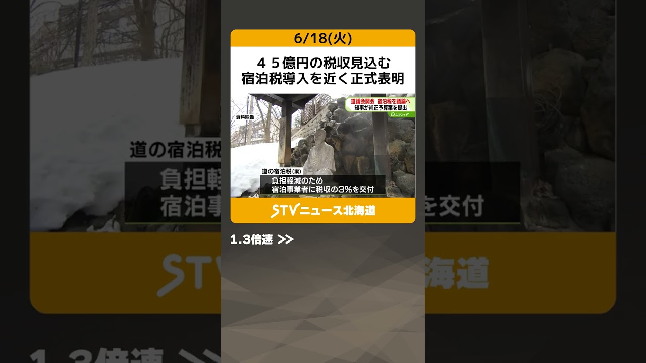 Hokkaido Governor Suzuki to formally announce introduction of accommodation tax soon, expecting t...