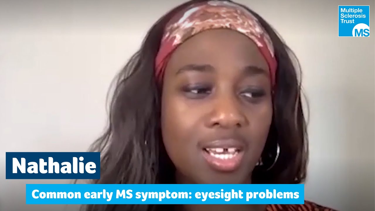 Common early symptoms in MS - sudden eyesight problems