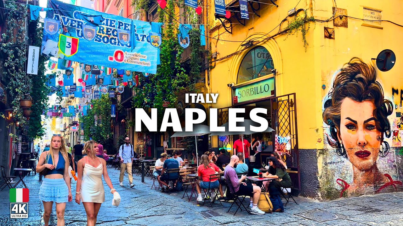 Naples, Italy 4K Walking Tour 🇮🇹 | Beautiful Chaos & Street Life | The Most Vibrant City in Italy