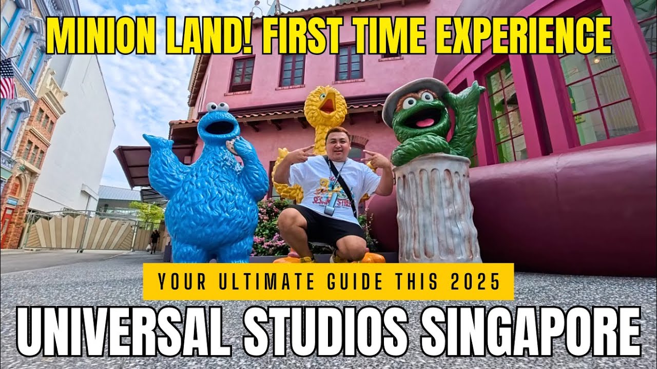FIRST TIME IN MINION LAND! UNIVERSAL STUDIOS SINGAPORE 2025 ADVENTURE