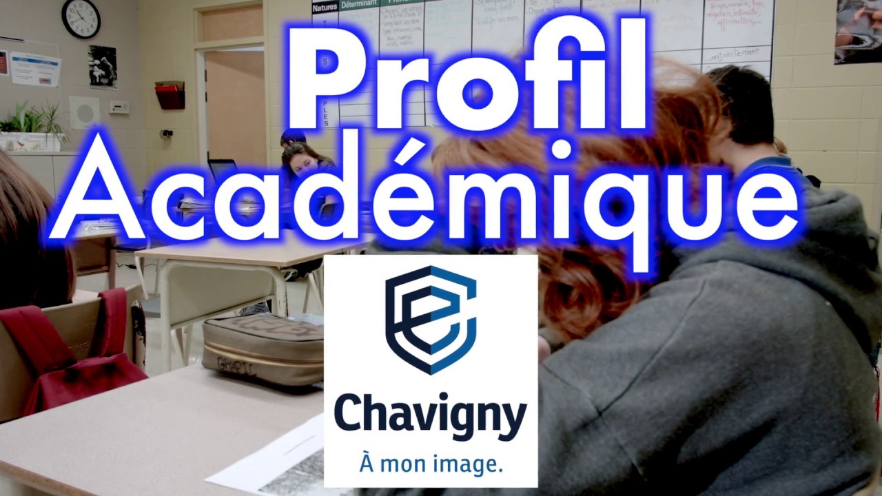 Vidéo promotionnelle du programme profil académique