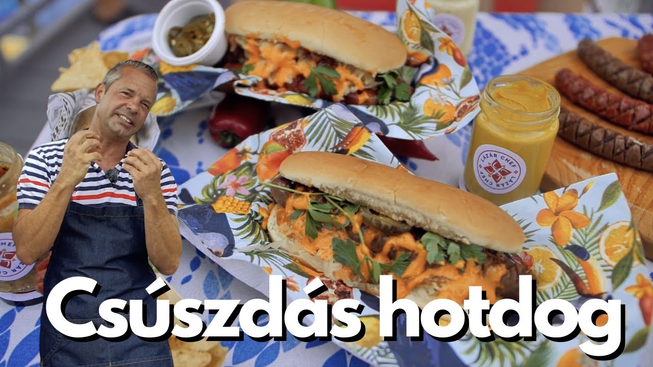 Csúszdás hotdog