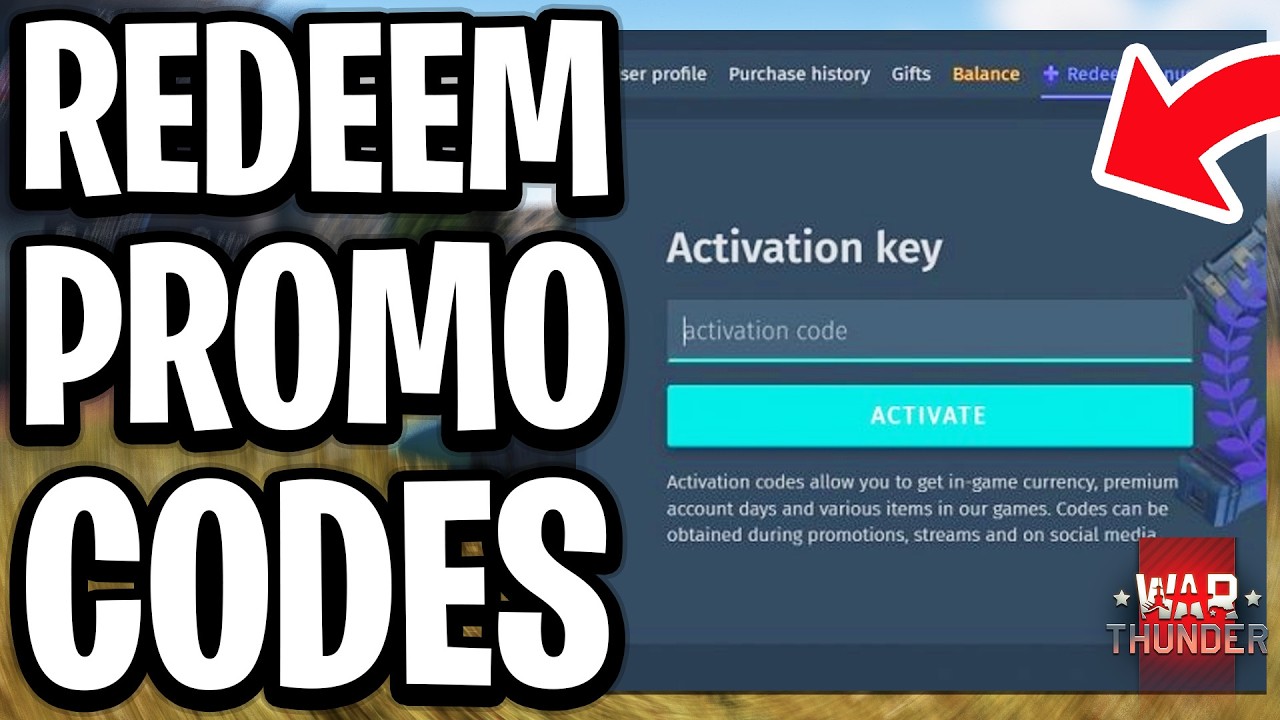 How To Redeem Promo Codes In War Thunder - Full Guide