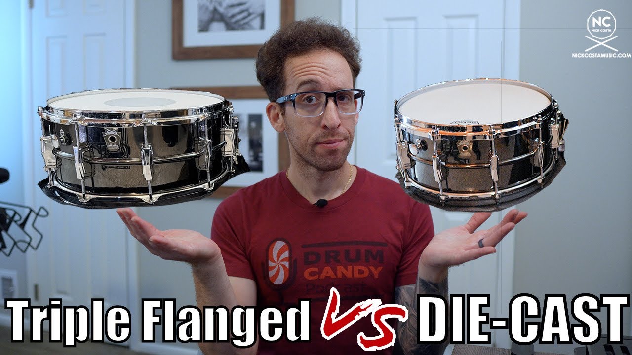Do Hoops Change a Snare’s Sound? Triple Flanged vs Die Cast on a Black Beauty