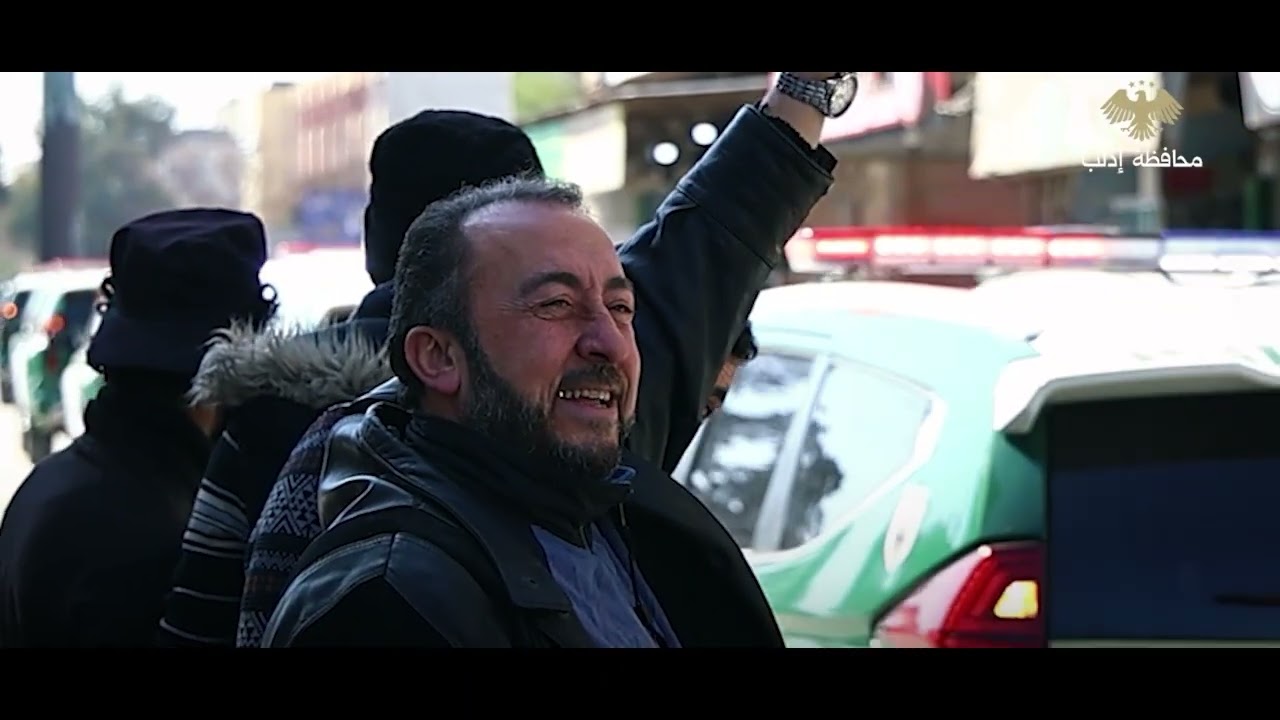 مسير استعراضي لمركبات الأمن الداخلي بالهوية البصرية الجديدة #محافظة_إدلب 