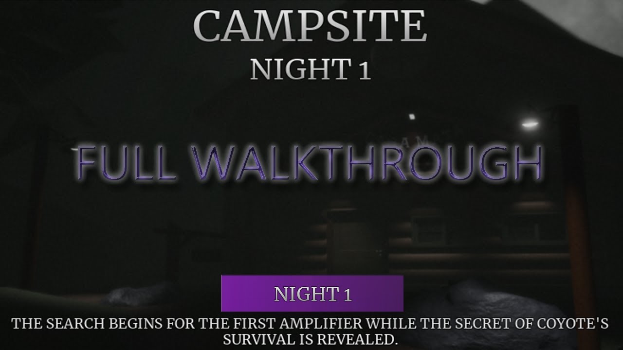 Survive the Night Story Mode Night 1 FULL WALKTHROUGH