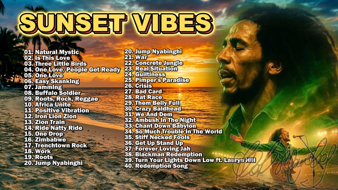 Bob Marley Greatest Hits 🎵 2+ Hours Best Reggae Playlist | Chill & Relax