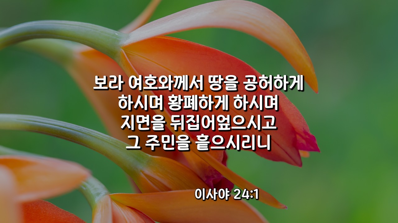 하루한장 이사야 24장