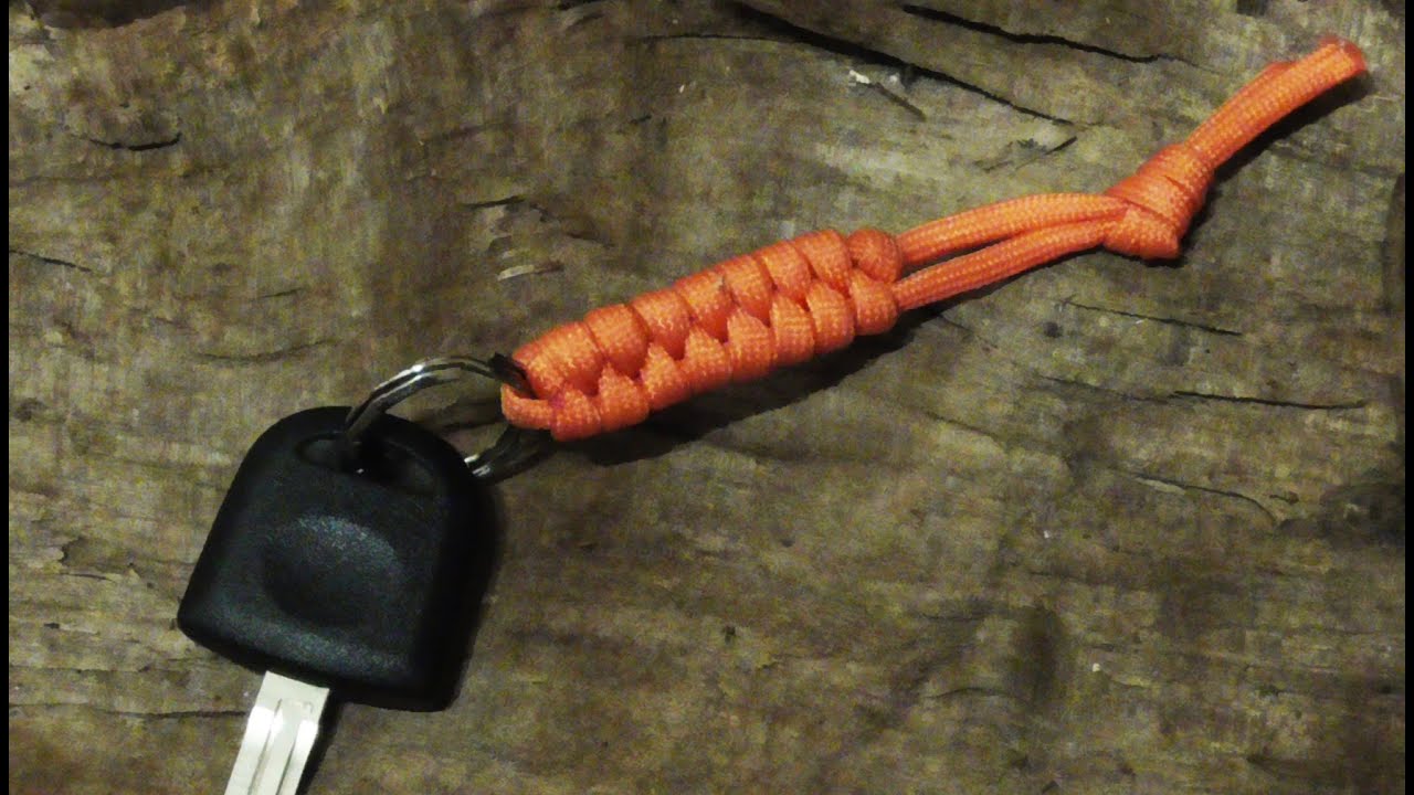 How To Make A Paracord Rattlesnake Knot Key Fob - WhyKnot