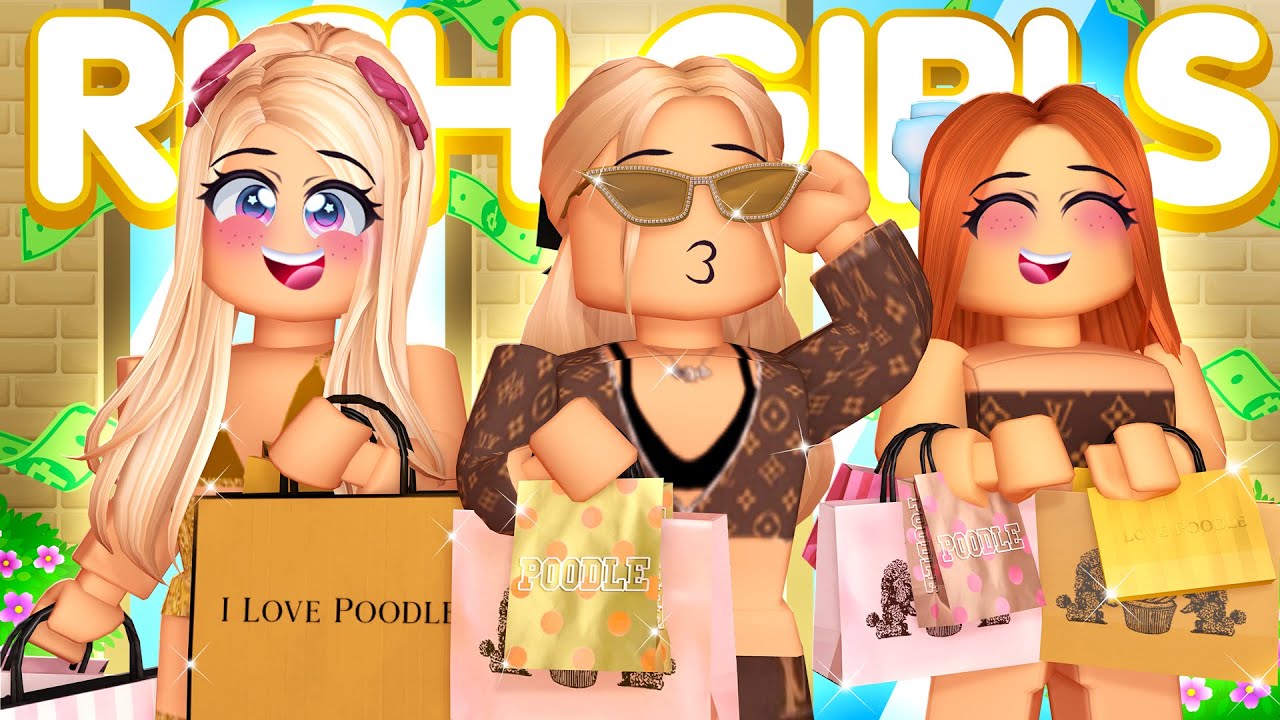 RICH GIRLS IN ROBLOX BROOKHAVEN!