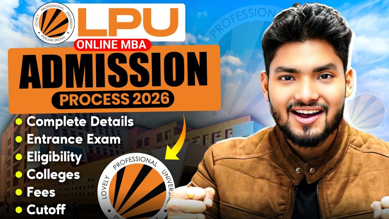 LPU Online MBA Complete Admission Process 2026