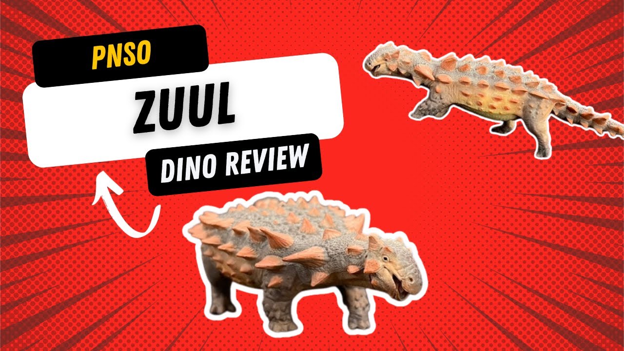 Cayden the Zuul - PNSO 2023 - Dinosaur review! Prehistoric World additional Ankylosaurus Infos